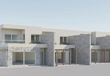 A townhouse under construction in Tivat for sale