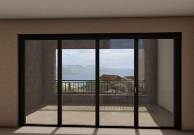 Luxury seaview apartment 104 m2 in Lustica Bay with elite golf access