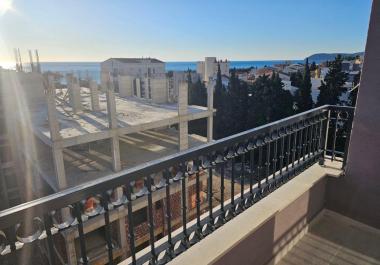 New 2 bedrooms flat in Bar with terrace and sea view near beach