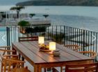 Luxurious seafront villa in Tivat with yacht dock and pool