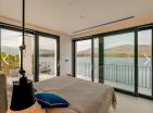 Luxurious seafront villa in Tivat with yacht dock and pool