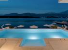 Luxurious seafront villa in Tivat with yacht dock and pool