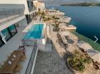 Luxurious seafront villa in Tivat with yacht dock and pool