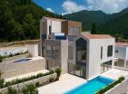 Exclusive new 154 m2 townhouse in Tivat with sea views and pool