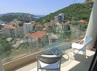 Seaview 28 m2 studio in Bečići with terrace near best sand beaches