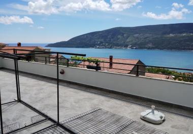 Stunning two-story home in Herceg Novi with rooftop terrace near sea