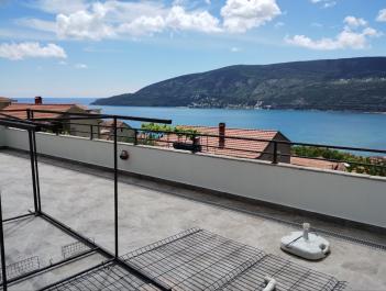 Stunning two-story home in Herceg Novi with rooftop terrace near sea