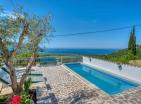 Sold  : 241 m2 luxurious villa in Buljarica with pool and stunning sea view