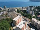 Stunning sea-view 2-bedroom 48 m2 apartment in Becici in new building