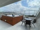 Luxury 144 m2 penthouse in Bar with sea view, sauna and jacuzzi