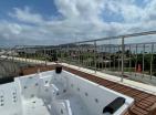 Luxury 144 m2 penthouse in Bar with sea view, sauna and jacuzzi