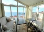 Stunning sea view, fully furnished 2 bedrooms 63 m2 penthouse in Seoca, Budva