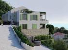 Exclusive 1430m2 land plot overlooking sea in Tivat, Montenegro