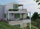 Exclusive 1430m2 land plot overlooking sea in Tivat, Montenegro