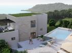 Exclusive 1430m2 land plot overlooking sea in Tivat, Montenegro