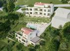 Exclusive 1430m2 land plot overlooking sea in Tivat, Montenegro