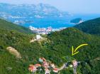 2000 m2 Panoramic sea view land plot above Budva hilltop