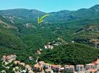 Flat sea view 608 m2 land in Przno for building a villa