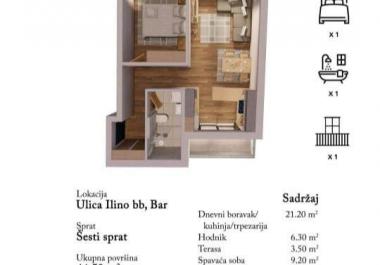 Flat for sale in Bar