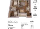 New luxury two bedrooms 60 m2 apartments in Bar just 1 km from sea