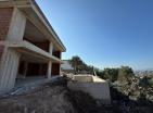 New luxury 180 m2 house in Bar with pool and sea views under construction