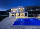 Luxurious villa in Dobra Voda with panoramic sea view, pool and huge land plot