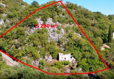 Big plot of land next to Virpazar for retreat center, vineyard or farm